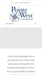 Mobile Screenshot of pointewestmanagement.com